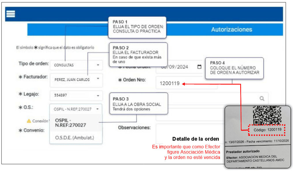 Recordamos: es obligatoria La Validación online para el convenio OSPIL