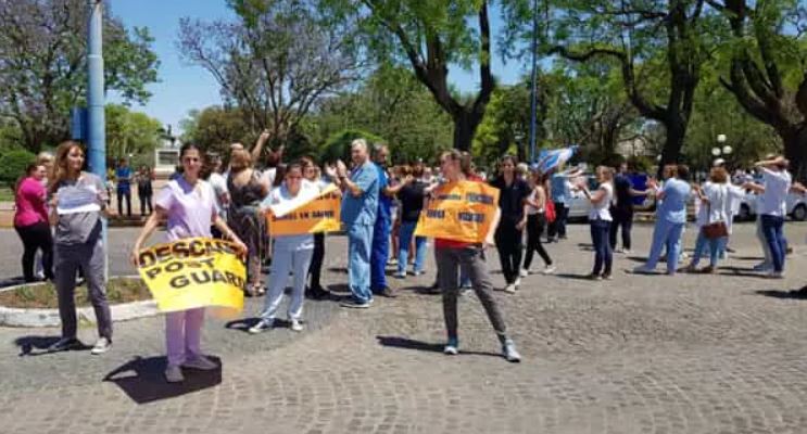 Apoyo y movilización por mejores condiciones laborales